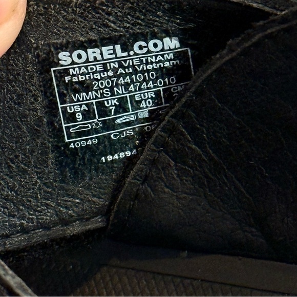 Women’s SOREL Explorer Blitz stride black sandals- Size 9 - Picture 10 of 11